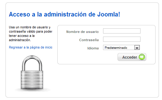 Administración - Login