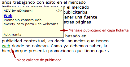 anuncio de edintorni para ganar dinero en tu web