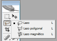 Herramientas de selección. Seleccion poligonal.